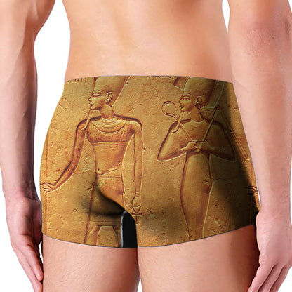 Ancient Egyptian Gods Print Men's Boxer Briefs