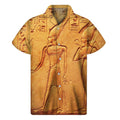 Ancient Egyptian Gods Print Men's Short Sleeve Shirt
