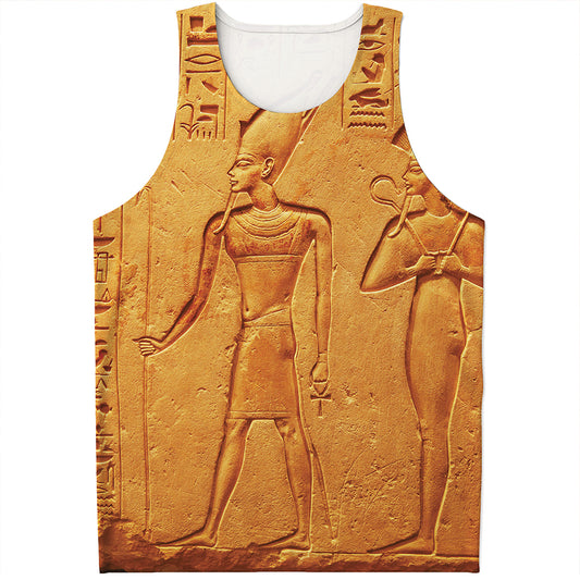 Ancient Egyptian Gods Print Men's Tank Top