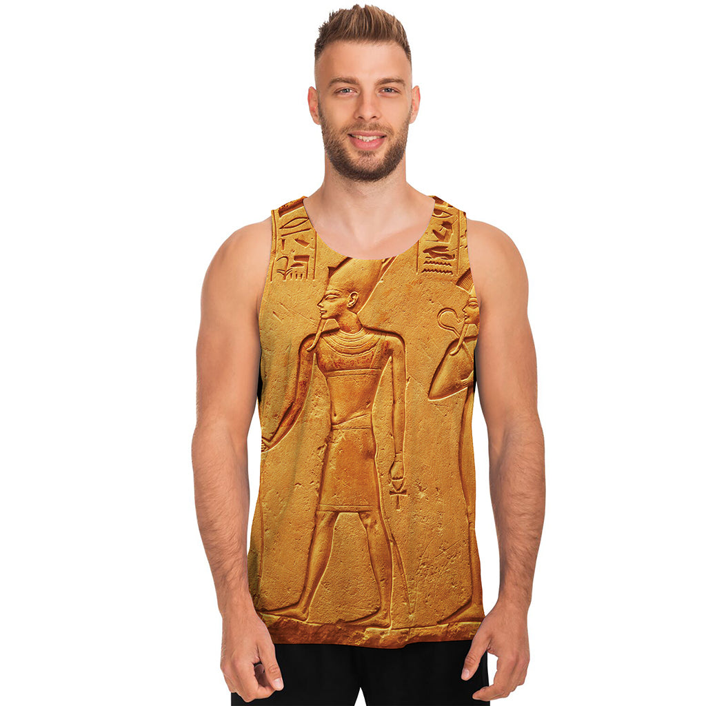 Ancient Egyptian Gods Print Men's Tank Top