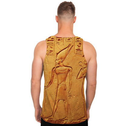 Ancient Egyptian Gods Print Men's Tank Top