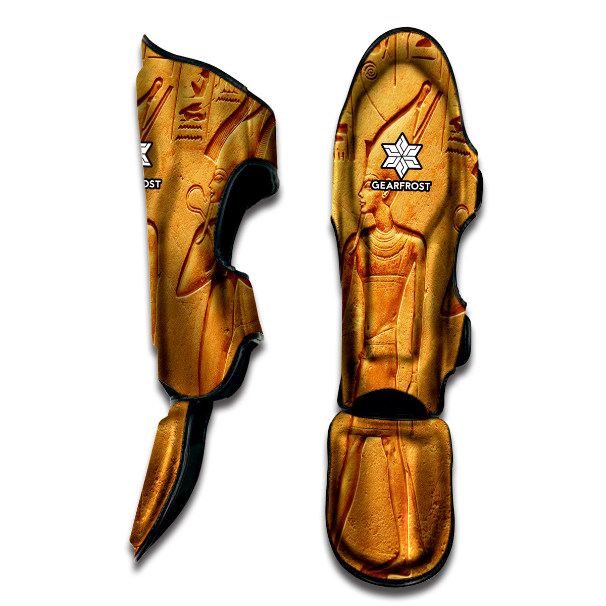 Ancient Egyptian Gods Print Muay Thai Shin Guard