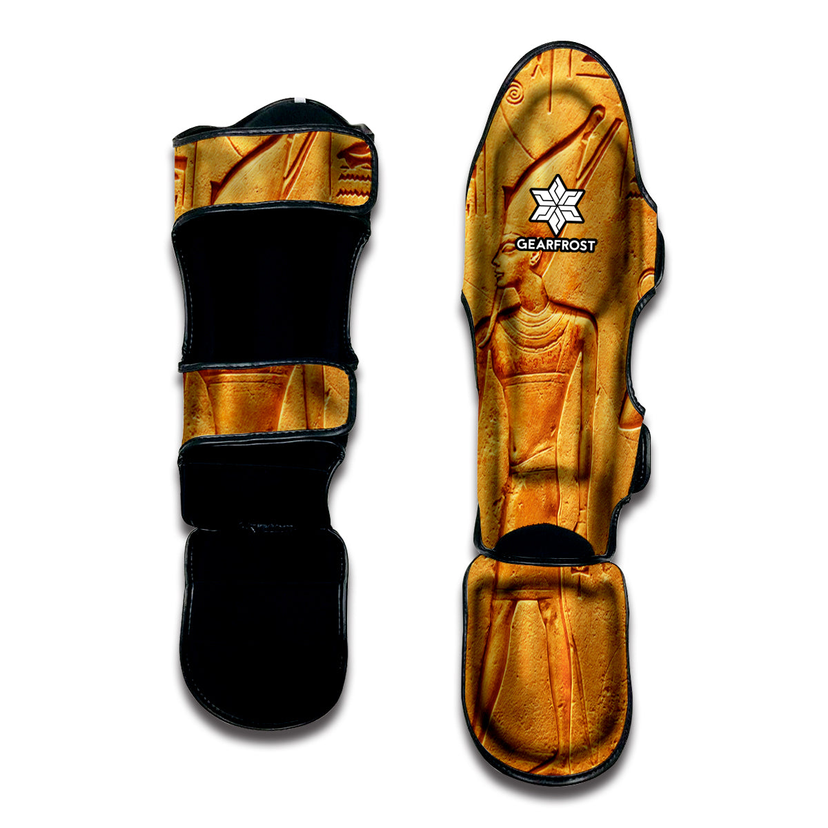 Ancient Egyptian Gods Print Muay Thai Shin Guard
