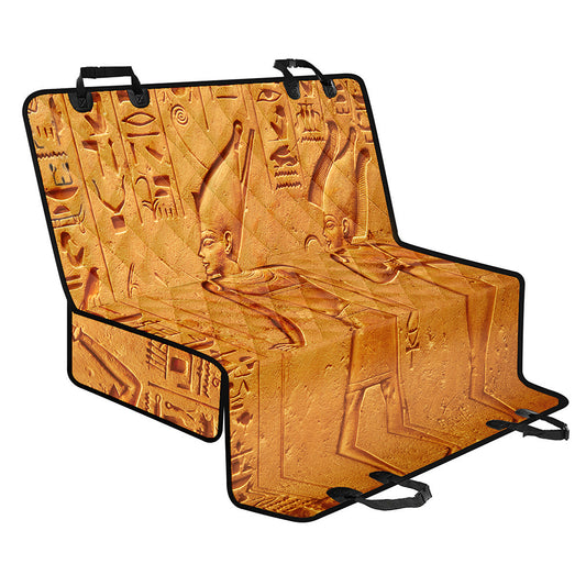Ancient Egyptian Gods Print Pet Car Back Seat Cover
