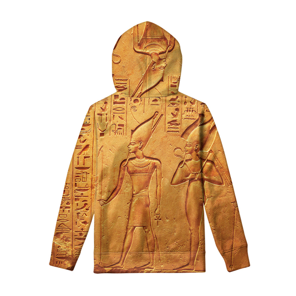 Ancient Egyptian Gods Print Pullover Hoodie