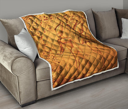 Ancient Egyptian Gods Print Quilt