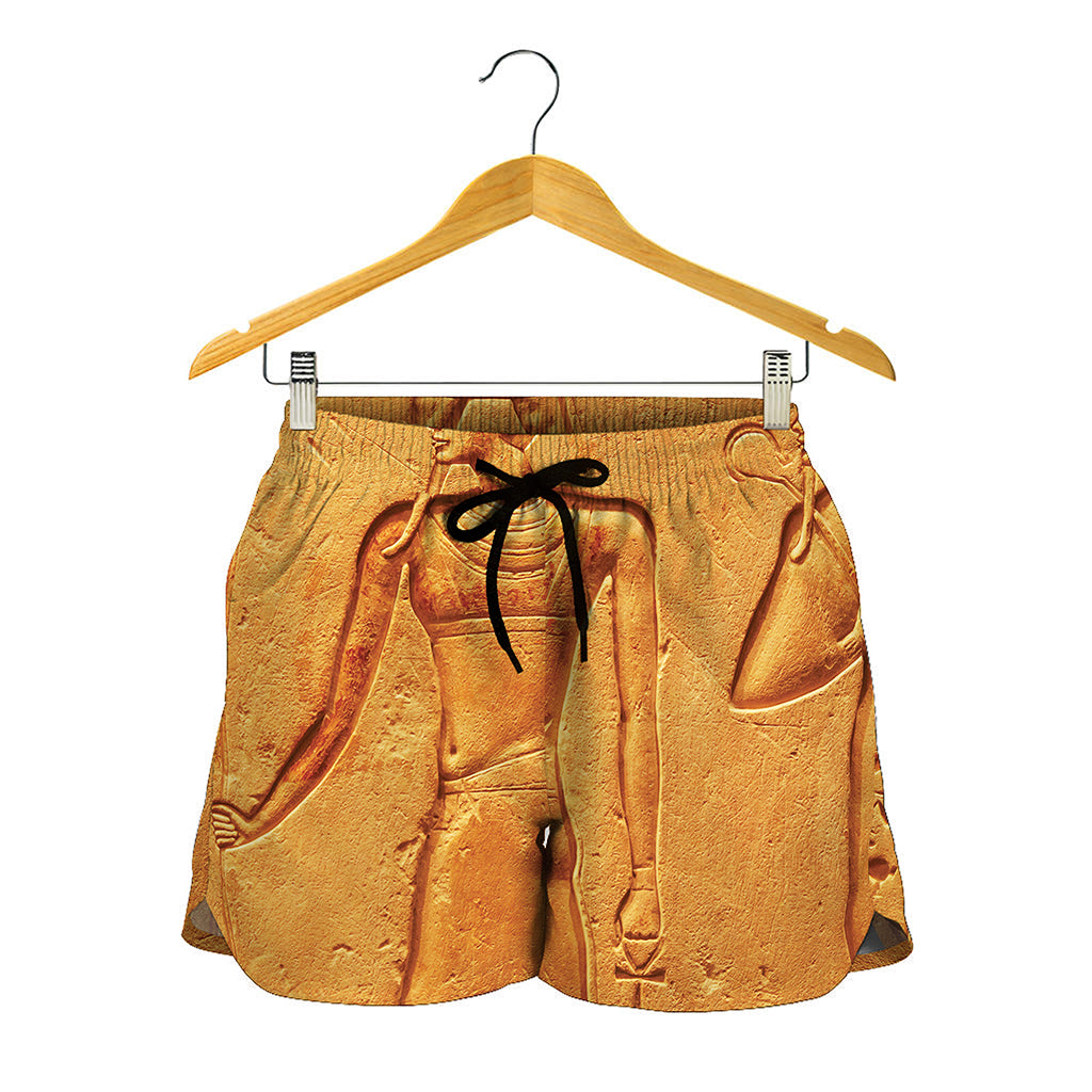 Ancient Egyptian Gods Print Women's Shorts