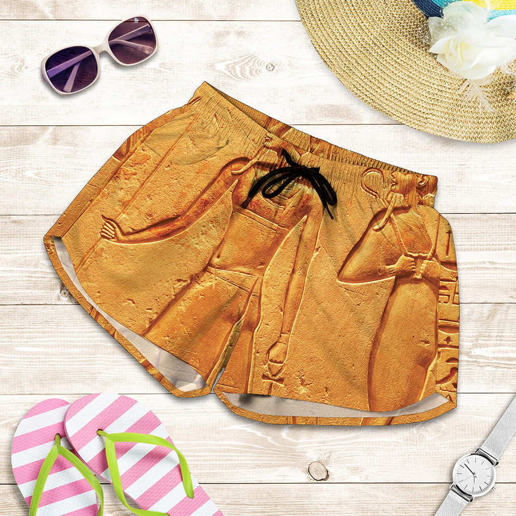 Ancient Egyptian Gods Print Women's Shorts