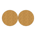 Ancient Egyptian Hieroglyphs Print Car Coasters