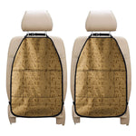 Ancient Egyptian Hieroglyphs Print Car Seat Organizers