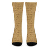 Ancient Egyptian Hieroglyphs Print Crew Socks