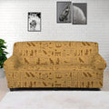 Ancient Egyptian Hieroglyphs Print Sofa Cover