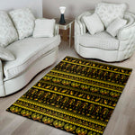 Ancient Egyptian Pattern Print Area Rug