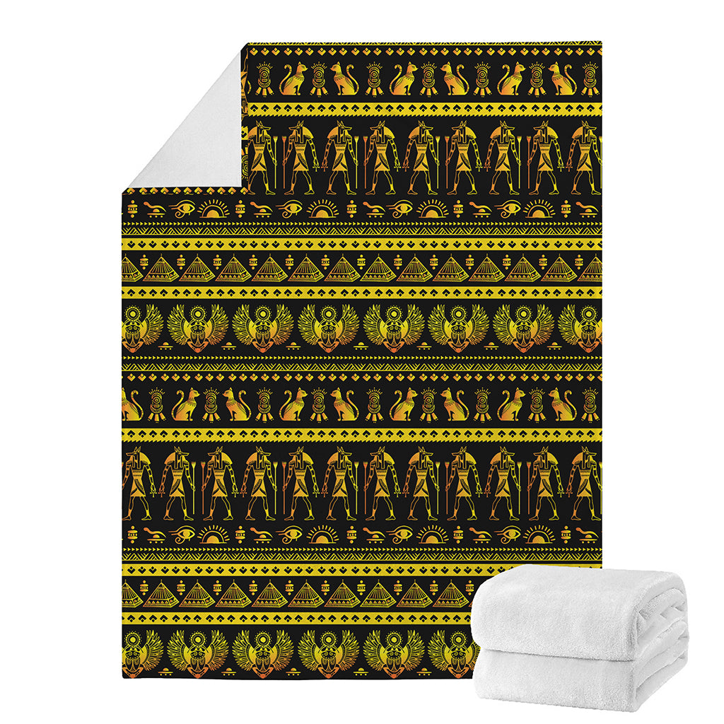 Ancient Egyptian Pattern Print Blanket