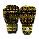 Ancient Egyptian Pattern Print Boxing Gloves