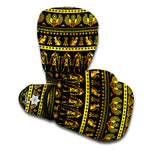 Ancient Egyptian Pattern Print Boxing Gloves