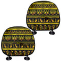 Ancient Egyptian Pattern Print Car Headrest Covers