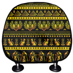 Ancient Egyptian Pattern Print Car Headrest Covers