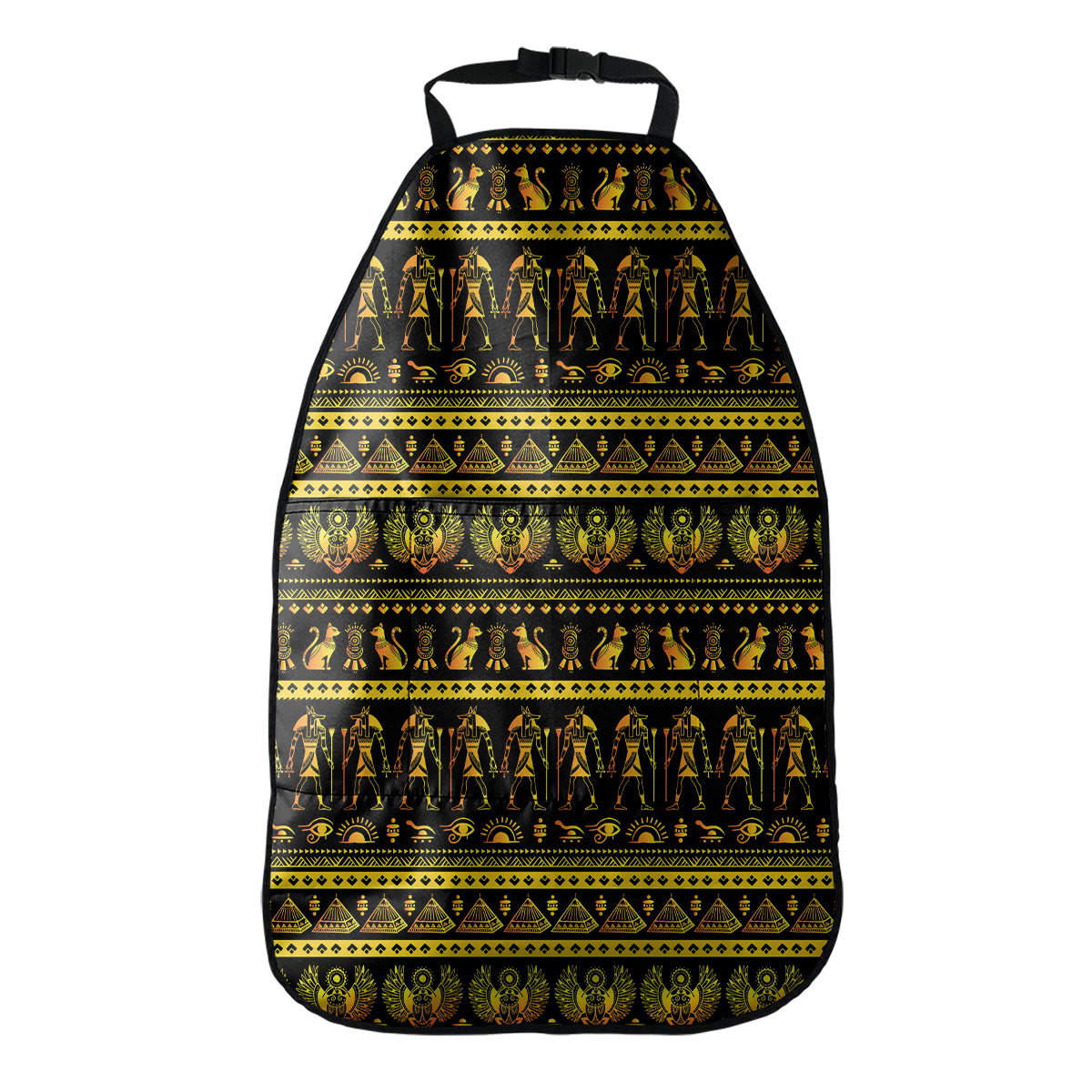 Ancient Egyptian Pattern Print Car Seat Organizers