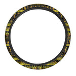 Ancient Egyptian Pattern Print Car Steering Wheel Cover