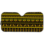 Ancient Egyptian Pattern Print Car Sun Shade