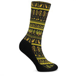 Ancient Egyptian Pattern Print Crew Socks