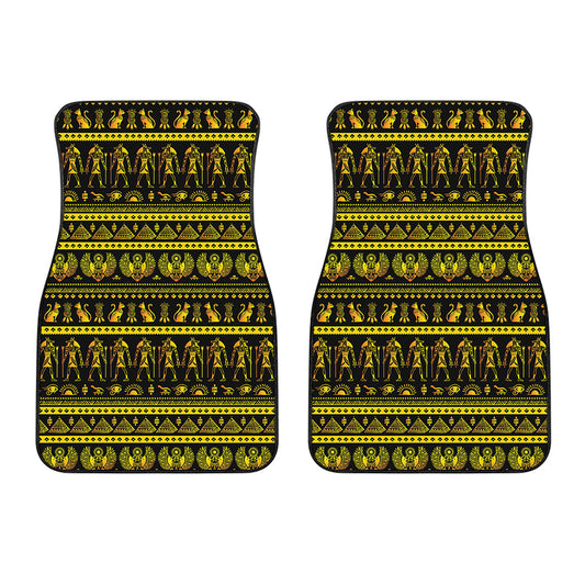Ancient Egyptian Pattern Print Front Car Floor Mats