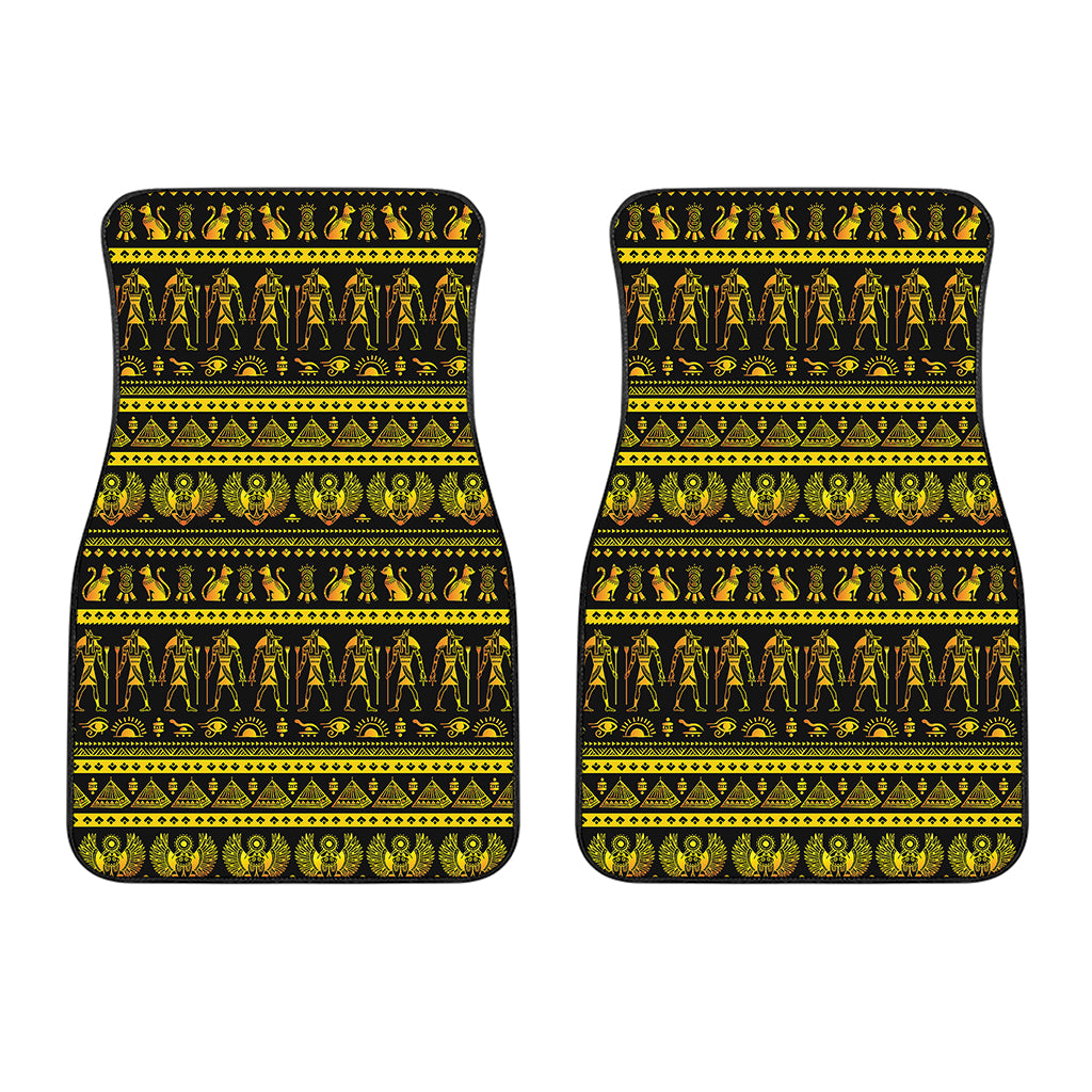 Ancient Egyptian Pattern Print Front Car Floor Mats