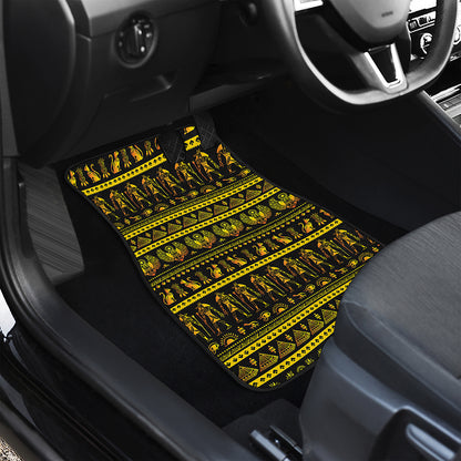 Ancient Egyptian Pattern Print Front Car Floor Mats