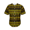 Ancient Egyptian Pattern Print Men's Baseball Jersey