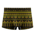 Ancient Egyptian Pattern Print Men's Boxer Briefs