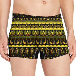 Ancient Egyptian Pattern Print Men's Boxer Briefs