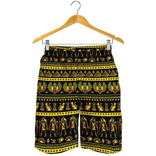 Ancient Egyptian Pattern Print Men's Shorts