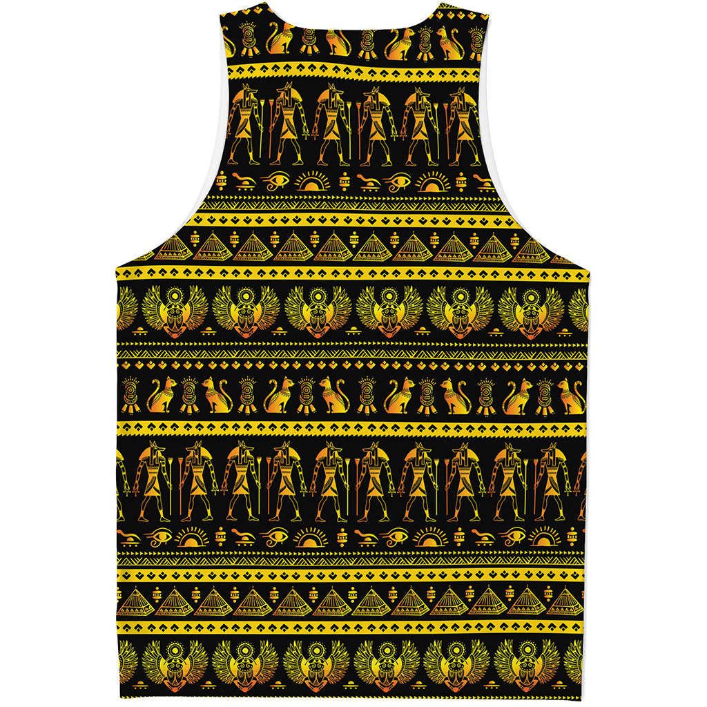 Ancient Egyptian Pattern Print Men's Tank Top