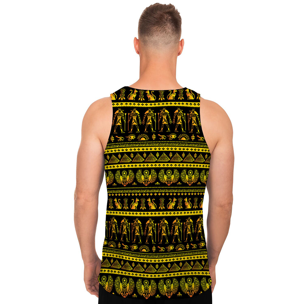 Ancient Egyptian Pattern Print Men's Tank Top