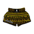 Ancient Egyptian Pattern Print Muay Thai Boxing Shorts