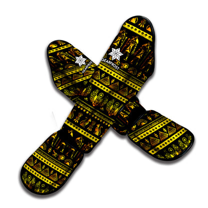 Ancient Egyptian Pattern Print Muay Thai Shin Guard