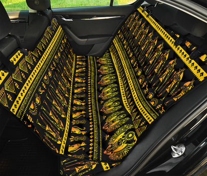 Ancient Egyptian Pattern Print Pet Car Back Seat Cover