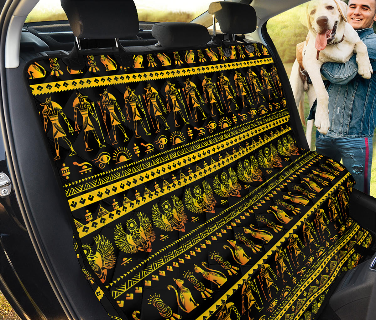 Ancient Egyptian Pattern Print Pet Car Back Seat Cover