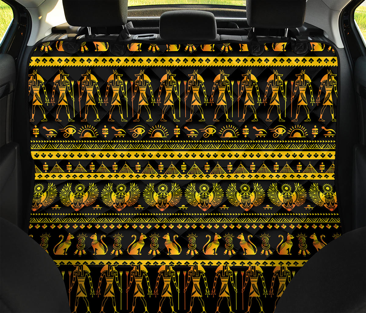Ancient Egyptian Pattern Print Pet Car Back Seat Cover