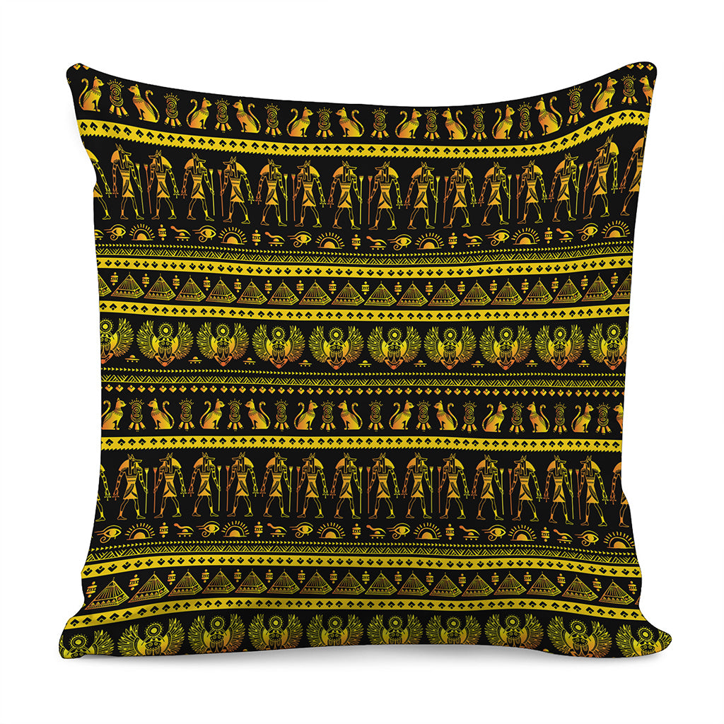 Ancient Egyptian Pattern Print Pillow Cover