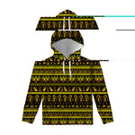 Ancient Egyptian Pattern Print Pullover Hoodie