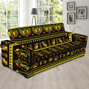 Ancient Egyptian Pattern Print Sofa Slipcover