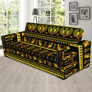 Ancient Egyptian Pattern Print Sofa Slipcover