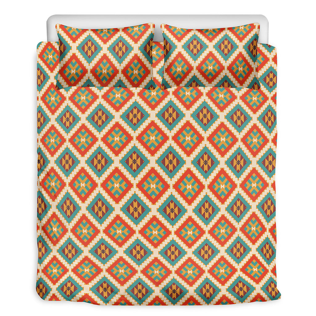 Ancient Geometric Navajo Print Duvet Cover Bedding Set