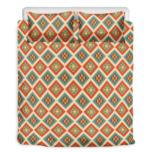 Ancient Geometric Navajo Print Duvet Cover Bedding Set