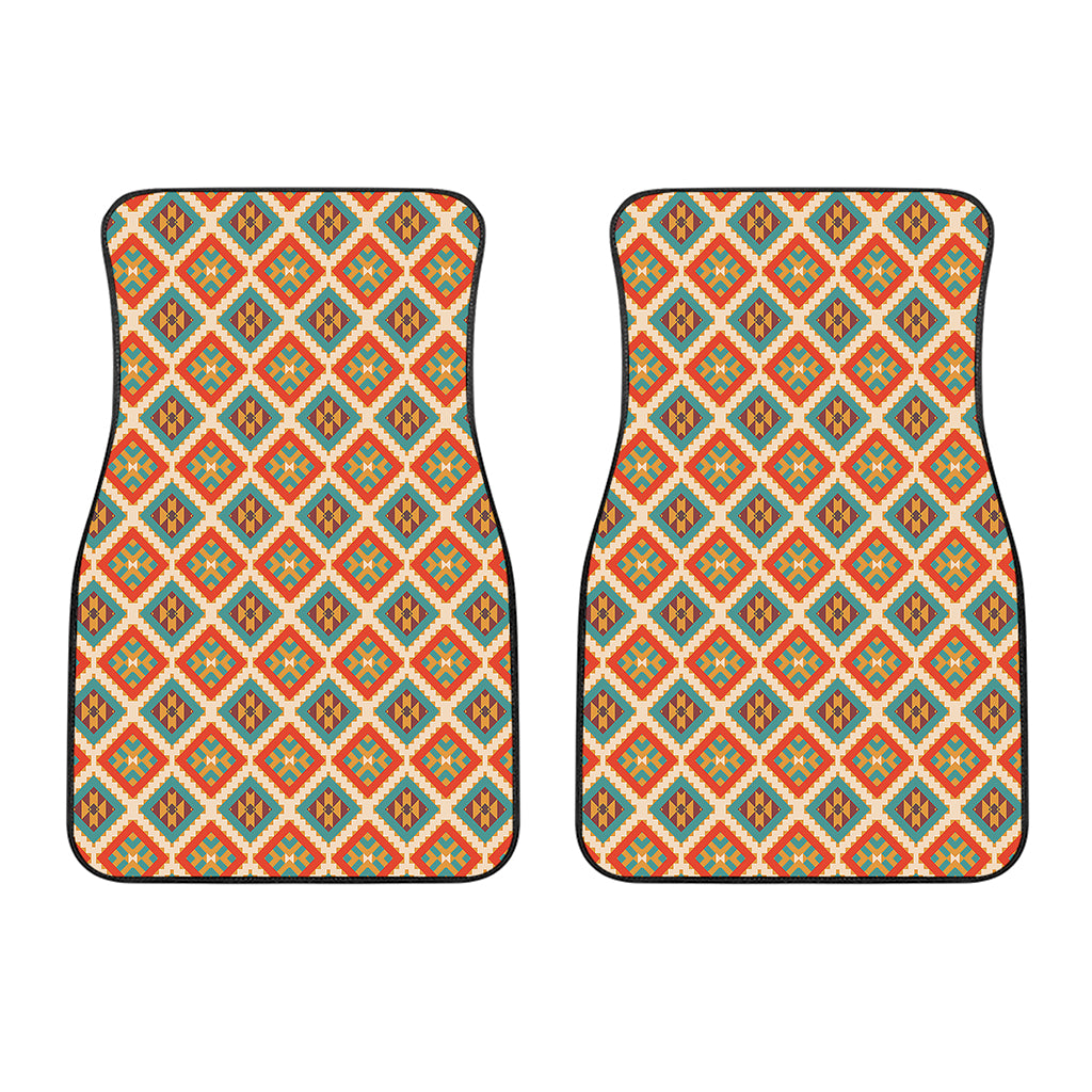 Ancient Geometric Navajo Print Front Car Floor Mats