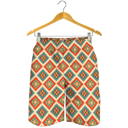 Ancient Geometric Navajo Print Men's Shorts