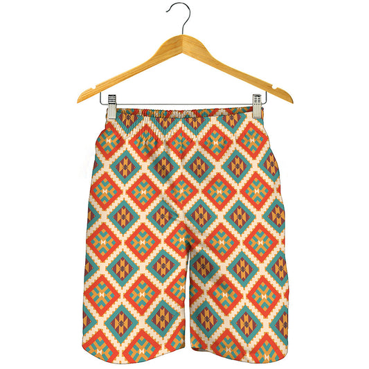 Ancient Geometric Navajo Print Men's Shorts