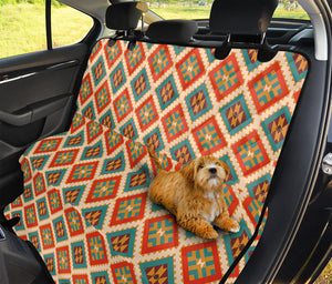 Ancient Geometric Navajo Print Pet Car Back Seat Cover